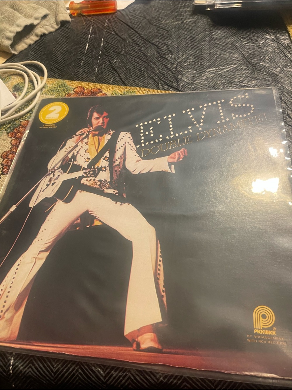 ELVIS PRESLEY, DOUBLE DYNAMITE Vinyl LP 2 RECORDS 1975
